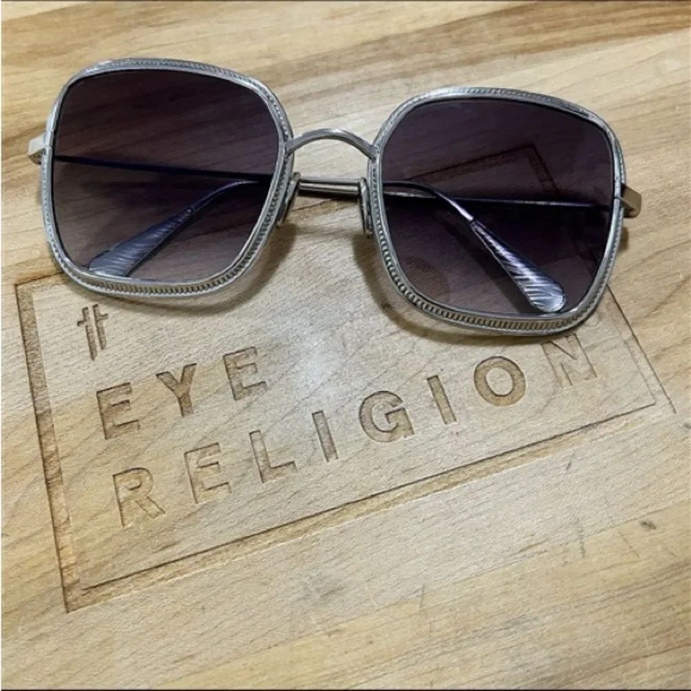 Omega 0017 Silver Frame Sunglasses